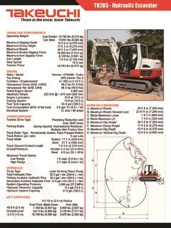 takeuchi mini excavator tb285 specs|takeuchi tb285 spec sheet.